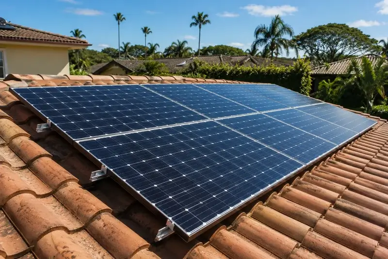 Installation de panneaux solaires à Saint-Étienne-du-Bois